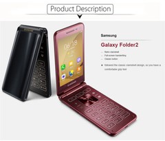 Original Samsung Galaxy Folder2 SM-G1650 2-SIM WIFI 8MP LTE GSM Unlocked Phone