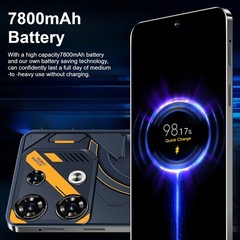 GT10 Pro Smartphone 6.8″ HD Factory Unlocked Android 8+256GB 7800mAh Dual SIM