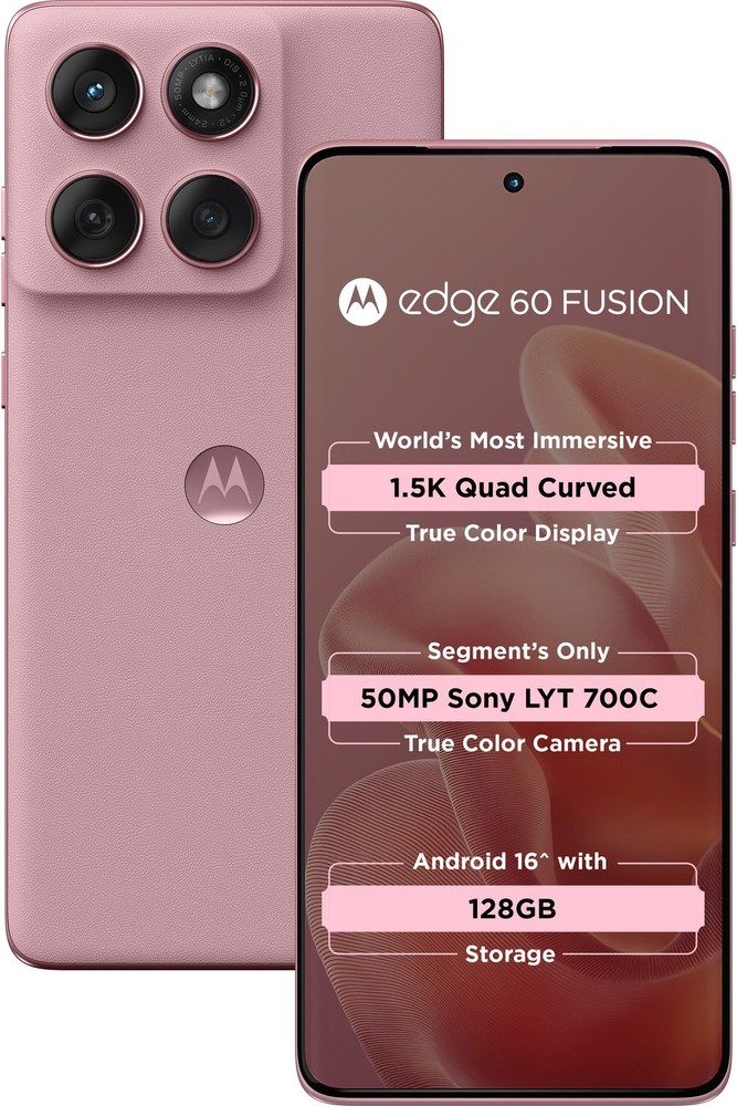 Motorola Edge 60 Fusion 5G 8GB RAM 128GB PANTONE Zephyr Global Version Dual Sim