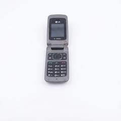 LG Flip Phone T Mobile Red Clamshell Camera Basic Cellular Compact Feature Phone