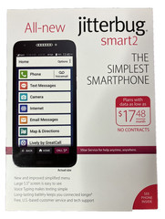 Jitterbug Smart2 Smartphone 16GB for Seniors GreatCall Locked 5.5 Display 13MP