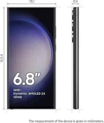 For Spectrum – Samsung Galaxy S23 Ultra 5G SM-S918U 256GB Black 6.8” – A GRADE