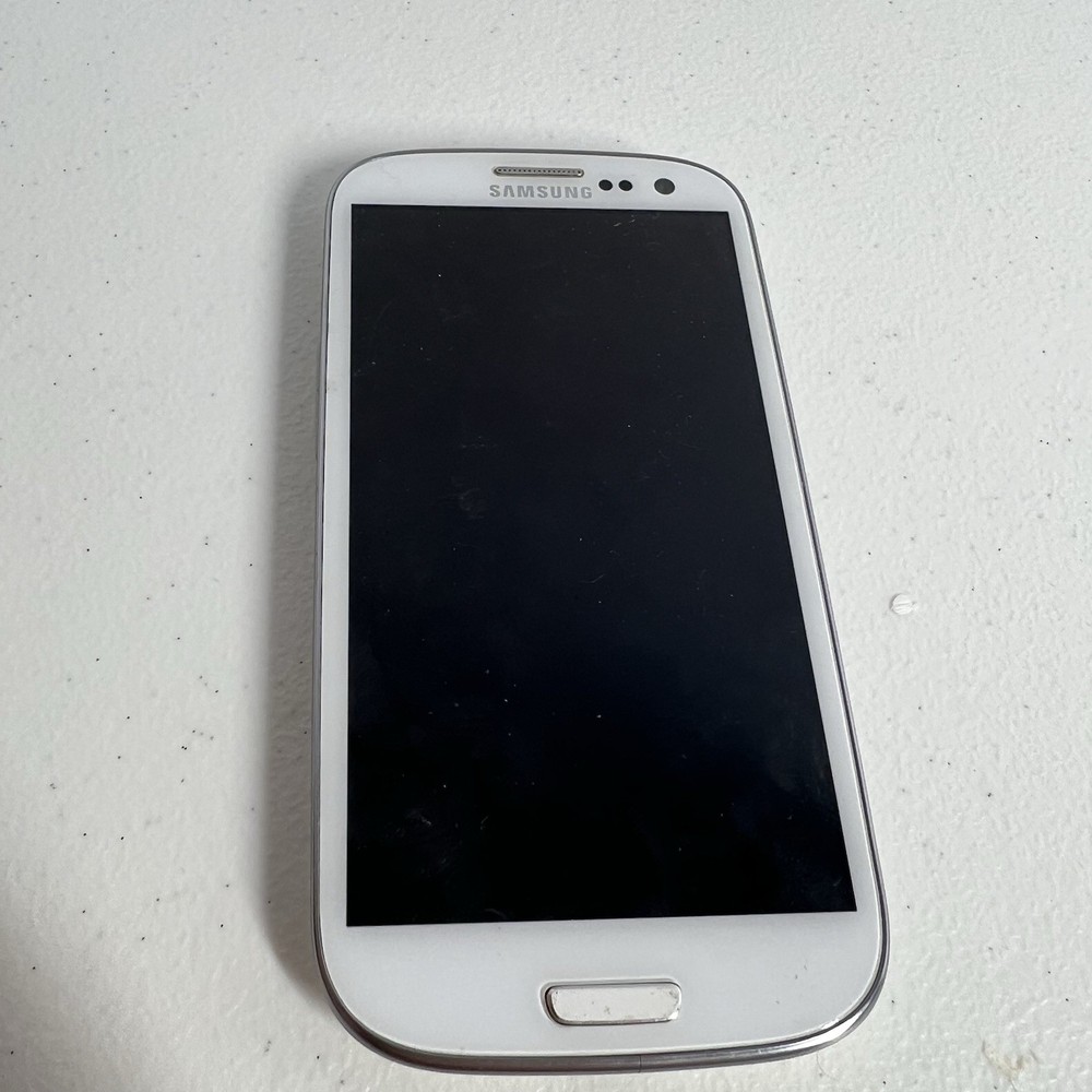 Samsung Galaxy S III SGH-I747 AT&T White 16GB Smartphone – Parts/Repair