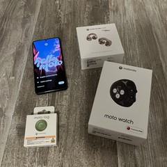Moto G Stylus 5g 2026 Unlocked with Watch, Tag, Moto Buds Swarovski Bundle