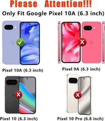 Google Pixel 10A Case, Military Grade Drop Tested with HD Screen Protector, Rugg