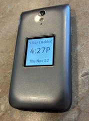 Alcatel One Touch Jitterbug GreatCall Silver Flip Cell Phone