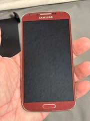 AT&T Samsung GALAXY S4 Red Android 16gb Smartphone SGH-I337 + OTTER BUNDLE