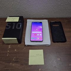 SAMSUNG Galaxy S10+ (128 GB, AT&T Unlocked) Prism Black, USED or For Parts