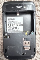BlackBerry Torch 9800 AT&T Slider Smartphone – No Battery Untested For Parts