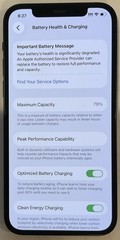 USED BLACK GSM UNLOCKED iPhone 12, 64GB A2172 MGF43LL/A WITH 79% BATTERY HEALTH