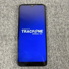 BLU Tracfone Android Smartphone Black Locked Cell Phone Power On Tested Read
