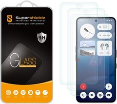 3-Pack Tempered Glass Screen Protectors for Nothing Phone 3a/3a Pro, Bubble-Free