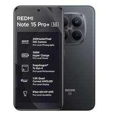 Xiaomi Redmi Note 15 Pro+ 5G Factory Unlocked Dual SIM 512GB Storage 12GB RAM