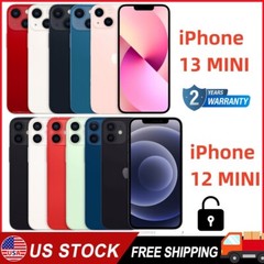NEW Apple iPhone 13 Mini iphone 12 Mini Factory Unlocked US STOCK Fast Delivery