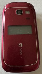 Doro PhoneEasy 618 – Red ( Consumer Cellular ) Flip Phone NO SIM CARD