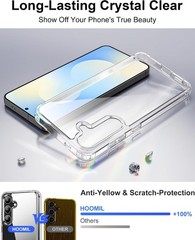 1. For Samsung Galaxy S25 FE 5G 6.7-Inch Case, Non-Yellowing, Drop Protection