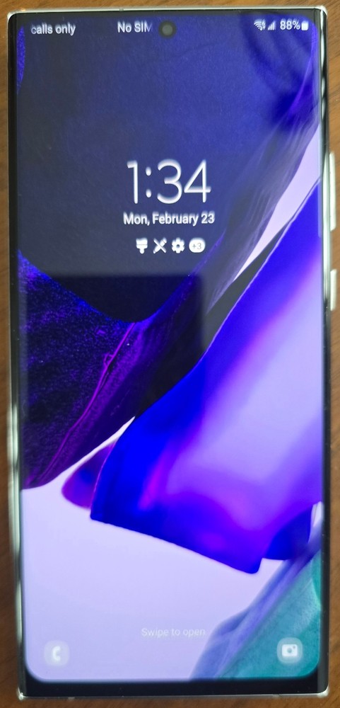 Samsung Galaxy Note20 Ultra – 128 GB – Mystic White – Unlocked-Read Description