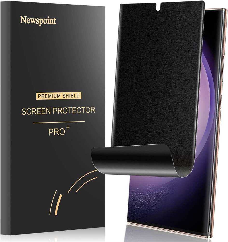 Matte Privacy Screen Protector & Flexible TPU Film for Samsung Galaxy S23 Ultra