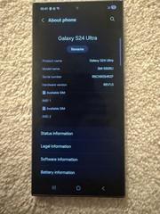 Samsung Galaxy S24 Ultra – 256 GB – Titanium Black (Verizon)
