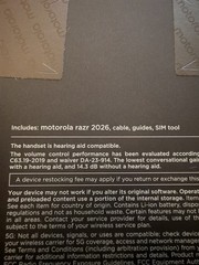 (2026 Model) Brand New Factory Sealed Unlocked Motorola Razr 256GB XT2657-3