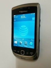 Rare Att Prepaid Cricket Wireless H20 Blackberry Messenger Torch 9810 4G Phone