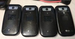 ONE Unlocked LG True B470, B460 or B450 Flip cell Phone GSM 3G tested calling