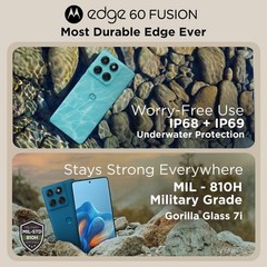 Motorola Edge 60 Fusion | 256GB | 12GB RAM | Blue | Global Version Unlocked