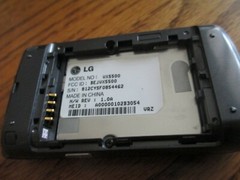 LG VX 5500 – Black (Verizon) Cellular Flip Phone