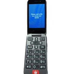 GreatCall / Lively Flip – 16GB – Red Flip Phone
