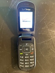Samsung Gusto 2 II SCH-U365 – Charcoal Gray ( Verizon ) Cellular Flip Phone