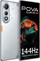 Tecno Pova Curve 5G-Global Version-Dual SIM-8GB RAM-144 Hz Curved AMOLED-Silver