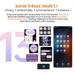 Blackview BV8900 Rugged Smartphone Thermal Image Camera 16GB+256GB 10000mAh 64MP