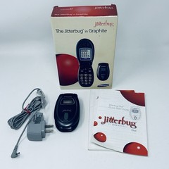 Samsung Jitterbug SPH-A120 Graphite Cellular Phone with Accessories