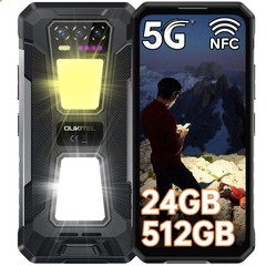 OUKITEL WP58 Pro 5G T-Mobile Rugged Phone 24GB+256GB Android 15 10000mAh NFC