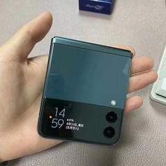 Samsung Galaxy Z FLIP 3 SM-F711U 5G 128GB UNLOCKED Smartphone OPEN BOX Green A+