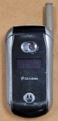 Motorola V266 – Black and Silver ( U.S. Cellular ) Very Rare CDMA Flip Phone