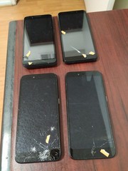 Lot of 4 Coolpad Legacy S CP3648A(2pc)/Cloud Stratus C7/TCL A502DL 16GB For part