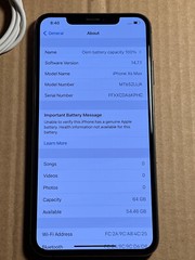 Apple iPhone XS Max – 64GB – Space Gray (Unlocked) A1921 (CDMA + GSM) READ