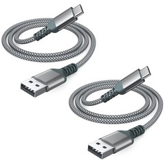 2 Pack 4ft Fast Charging USB-C Cable for iPhone 15/15 Pro