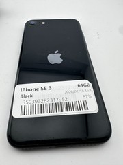 Apple iPhone SE 3nd Gen. – 64GB – Midnight (Unlocked) Please read