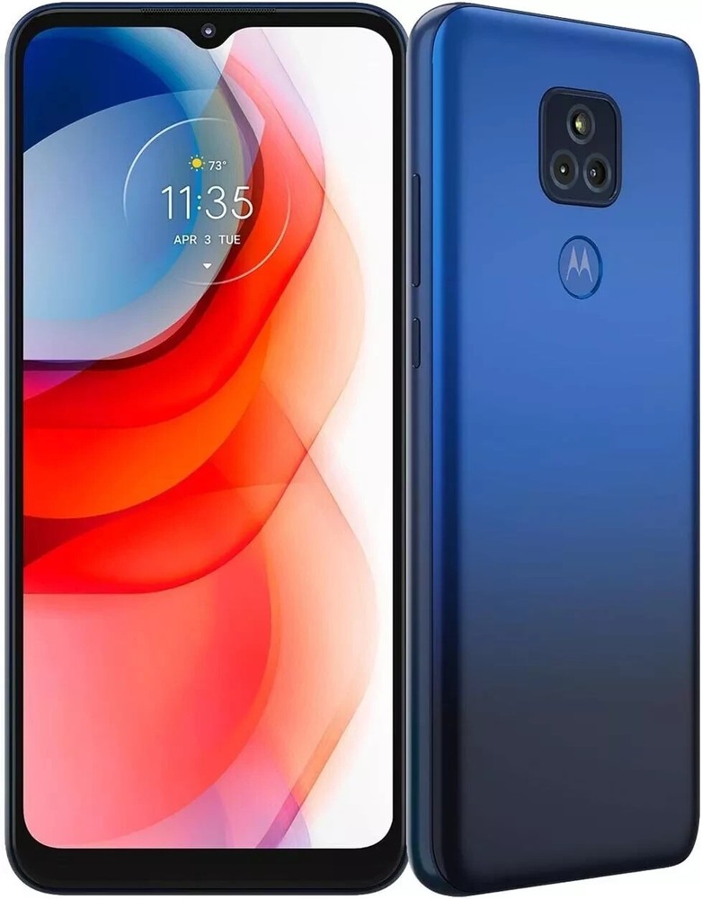 Motorola Moto G Play (2021) XT2093-3 32GB Misty Blue CDMA/GSM Unlocked-Excellent