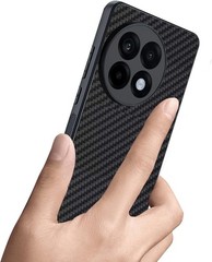 OnePlus 13R Case: Slim Thin Carbon Fiber Classic Design Soft Hybrid TPU Bumper
