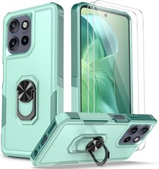 Moto G 5G 2025/2026 Case with Screen Protector, Heavy Duty Dual Layer Cover