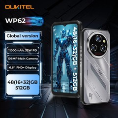 Tmobile Phone Oukitel WP62 Unlocked 5G 6.6″ FHD 108MP 72+hrs (Rugged, Dustproof)