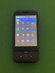 HTC Dream DREA100 Google G1 Black T-Mobile 1st Android Smartphone RARE, Read D.