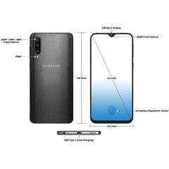 Samsung Galaxy A50 4G Dual SIM 4GB/128GB Unopened Multicolor Unlocked 4000mAh