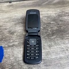 Samsung SCH-U550 Black Bluetooth 2.1″ Screen 1.3 MP Verizon Flip Cellular Phone