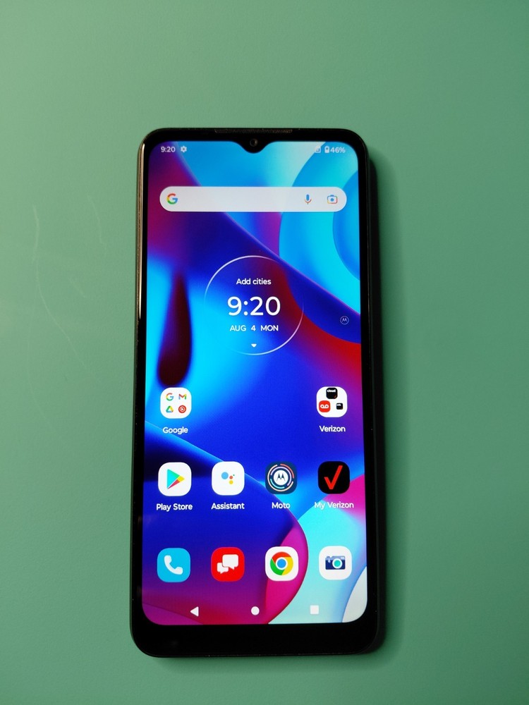 (Verizon) Motorola Moto G Pure 32GB Blue 6.5” 3GB RAM – Grade A