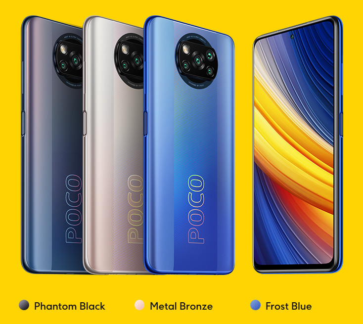 Xiaomi POCO X3 PRO 4G LTE Metal Bronze – 6GB RAM – 128GB ROM – Global Ver NEW