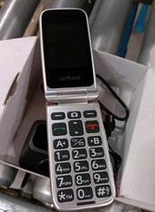 artfone G3 Pro Red – 4G LTE Flip Phone For Senior Unlocked Cell Camera Speaker